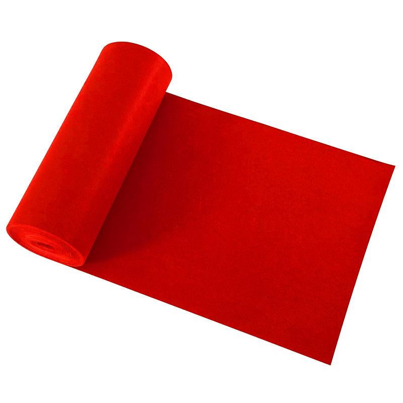 Thick Red Outdoor Wedding and Event Carpet for Stairs and Corridors