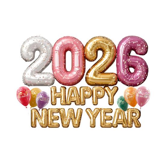 1/2 Foi 2026 Anul Nou Autocolant Static de Geam Removabil Impermeabil Decal Decorare Festival Sărbătoare An Nou Fericit