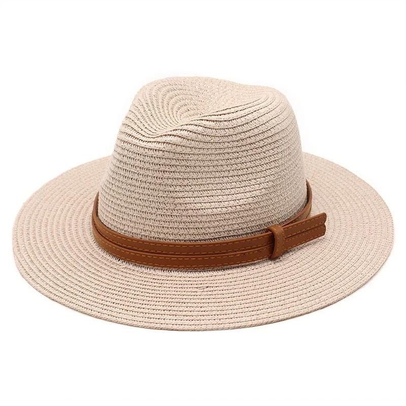 Beach Hats for Men and Women Beach Outdoor Sun Protection Visors Sun Hats Jazz Straw Hat