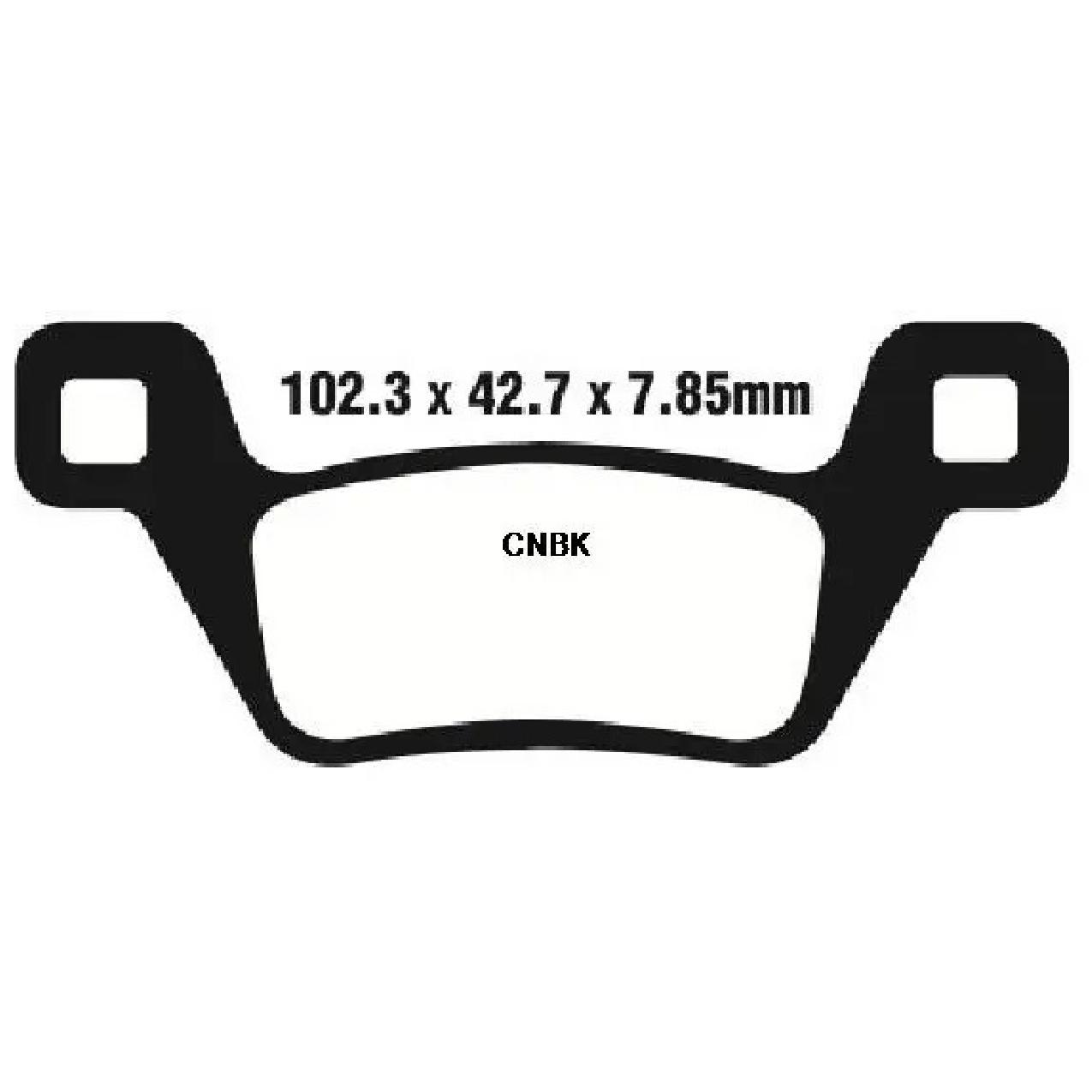 

Brake Pads for KYMCO ATV MXU550 MXU 550 i 2012 / MXU550 MXU 550 i 4x4 LOF 2013 - 2015 / MXU700 MXU 700 i 4x4 LOF 2013 2014 2015 Gold Front Right