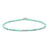 Bracelet - LUXENTER - AFRICA Essence - Turquoise Blue Crystal - 925 Sterling Silver Finish - Diameter 55 Mm