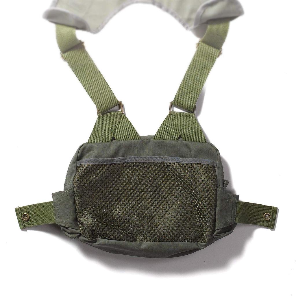 Foxfire 6210151 Chest Strap Free Size Fishing/Camping Vest, Olive,