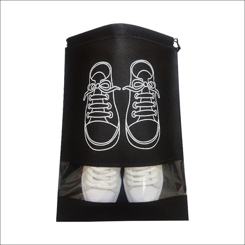 Shoe Storage Bag, Non-woven Fabric Bundle Storage, Dust-proof and Environmentally Friendly Bag, Drawstring Shoe Bag