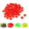 100Pcs 19mm Bingo Chips Transparent Color Counting Math Game Counters Markers