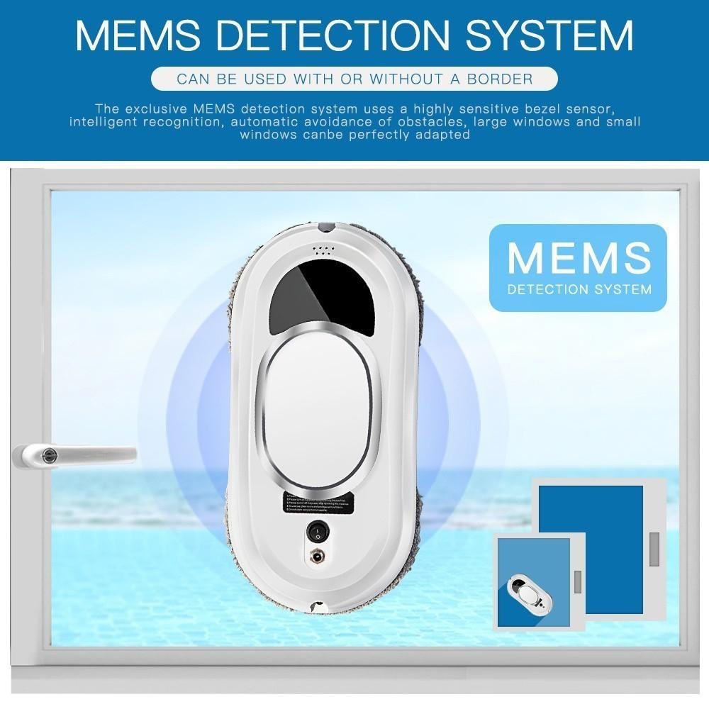 Ultra Thin Household Intelligent Window Robot Cleaner Ultrasonic Automatic Vacuum Cleaner Rmote Control Glass Cleaning Robot