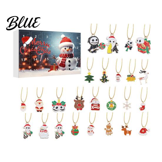 Advent Calendar for Set Kids 24-Day Countdown Christmas Snowman House Decor Xmas Gift Holiday 2D