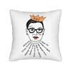 Ruth Bader Ginsburg  Vintage Square Pillowcases Polyester Bed Car RBG Feminist Cushion Case Cool Decor Throw Pillow Case