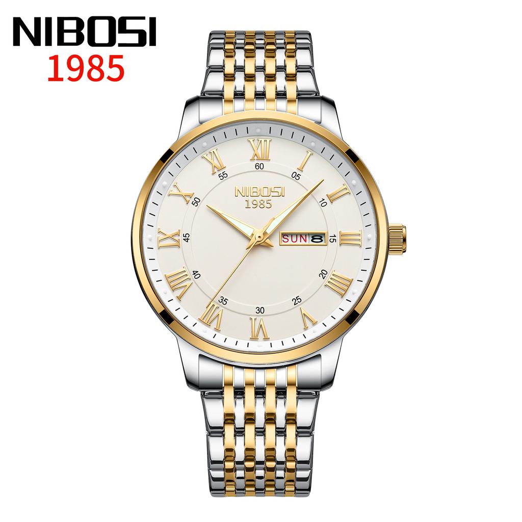 NIBOSI Brand Men's Quartz Watch Fashion Simple Student Watch