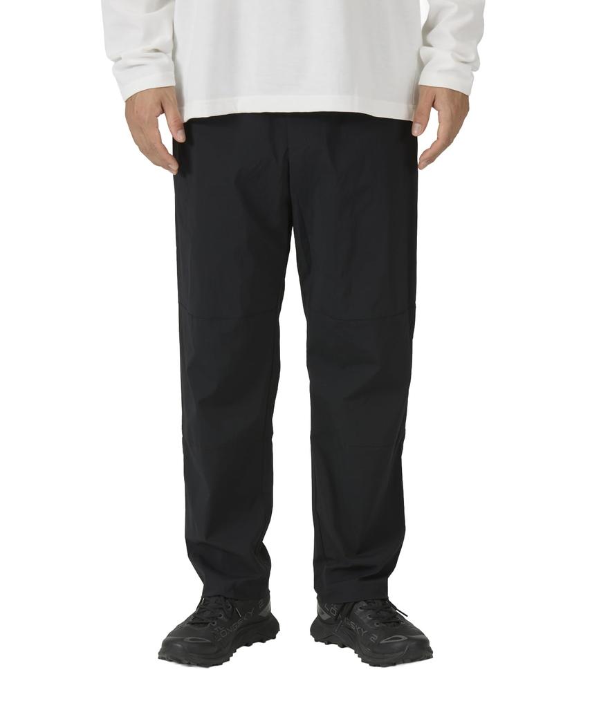 Snow Peak New Standard Utility Pants Long Pants for Men and Size L NSD-PT-25AU001 Women, BLACK,