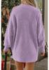 Women's Solid Color Loose Pullover Sweater - Autumn European & American Style