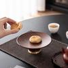 Exquisite Walnut Wooden Tea Tray Dried Fruit Snack Fruit Plate  Dessert Plate Tea Shop Tea Tray Cake Pan Dim Sum Dish Plates