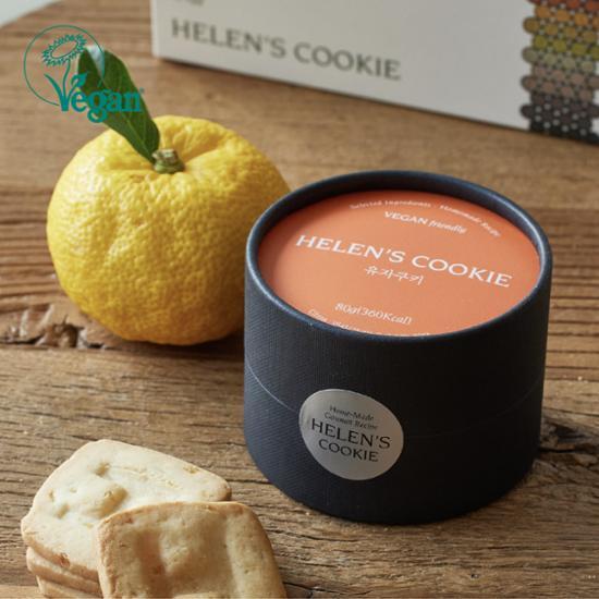 Helen's Cookie Vegan Cookie 80g, choose 1 out of 5 types, Korean snacks