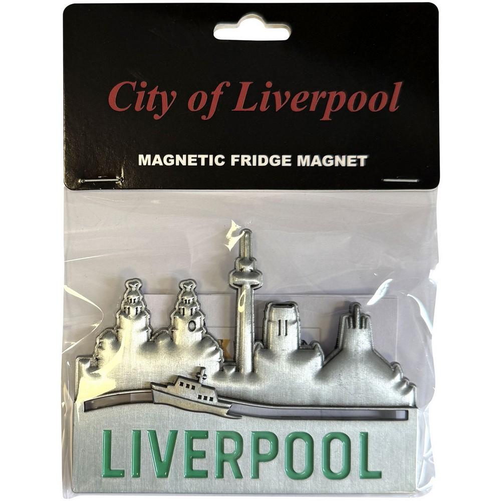 Rock Off Liverpool Skyline Kühlschrankmagnet