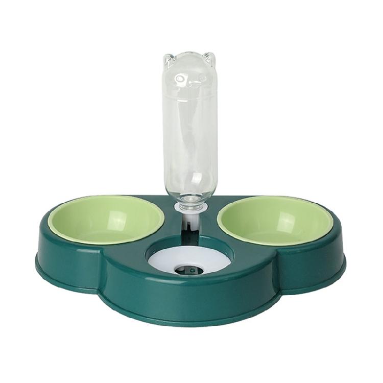 Pet Automatic Feeder and Waterer Detachable Waterer + Anti-overturning Bowl