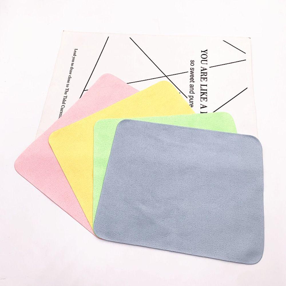Microfiber Glasses Cleaner Solid Color Cleaning Wipes Simple Phone Glasses Cleaner  Phone Screen