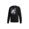 Sweatshirts Men's Black Crew Neck Moderate Regular FJ0240