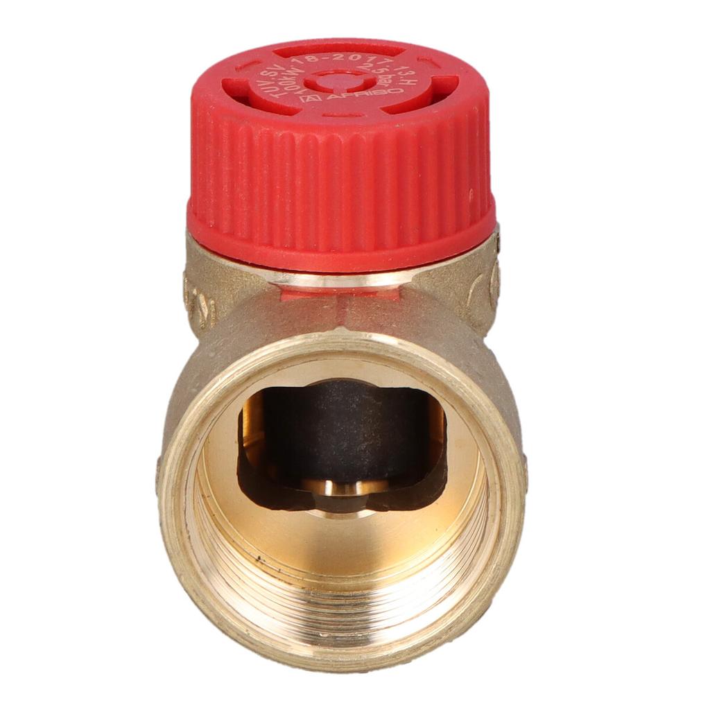 MS Safety Valve 3/4 Inch X 1 Inch, 2.5 Bar for Central Heating Installations
