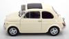 KK Scale Fiat 500 F Custom 1968 Cream Finished Product 1/12
