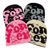 Y2K Girls Harajuku Style Slouchy Beanies for Women Jacquard Hat Versatile Hip-Hop Beanie Hat Skull Cap Turbans