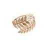 European & American Metal Leaf Armlet: Creative Exaggerated Roman Branch Adjustable Bangle