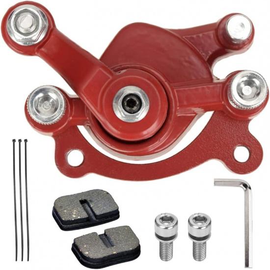 FVRITO Rear Brake Caliper With Brake Pads Compatible With Mini Bike Coleman CT100U Monster Moto MMB-80 MM-B105 Motovox MBX10 MBX11 80Cc 97Cc 100Cc