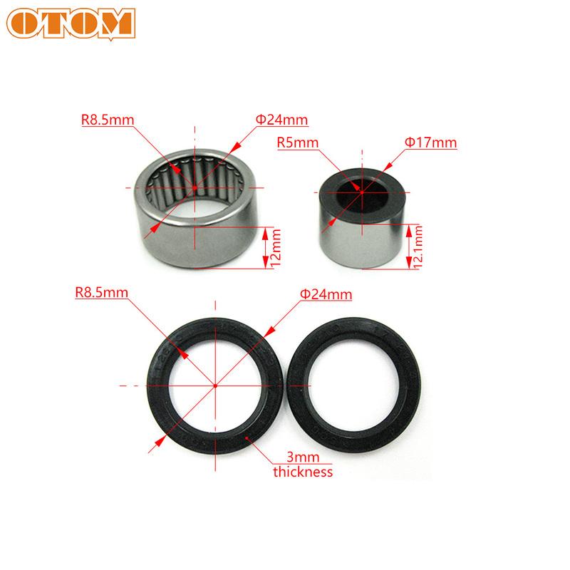 OTOM Motorcycle Rear Shock Absorption Lower Rocker Linkage ARM Triangle Lever Maintenance Kit Bearing Oil Seal For YAMAHA YZ250F
