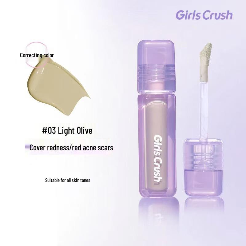 GirlCrush Water Velvet Concealer: Hides Tear Troughs, Dark Circles, Acne Scars, Redness & Highlights