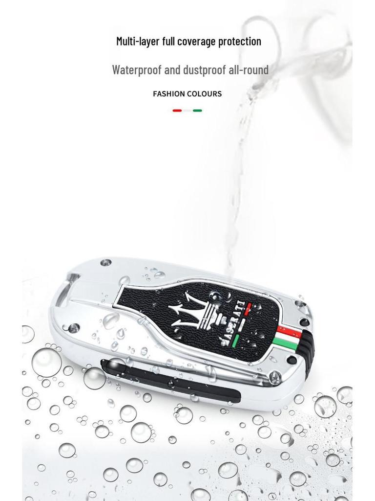 Maserati Levante Ghibli Key Case - Protective Shell for Modified Models