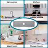 2024 neue Küchenspüle Wasserhahn Matte, Silikon Drainage Matte Spüle Tablett, Spüle Schutz Küche Bad Spüle Wasserhahn Matte Schutz