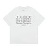 Digital Print MM6 Cotton T-Shirt Men Women Short Sleeve Casual Top 230g