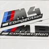 Silbergrau Schwarz M1 M2 M3 M4 M5 M6 M7 M8 COMPETITION Emblem für BMW Thunder Edition Auto Kofferraumplakette Logo Aufkleber