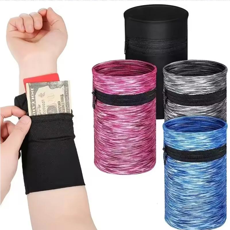 Unisex Wristband Wrist Wallet Pouch With Zipper For Fitness Sports Mini Running Gym Cycling Coin Purse Bags