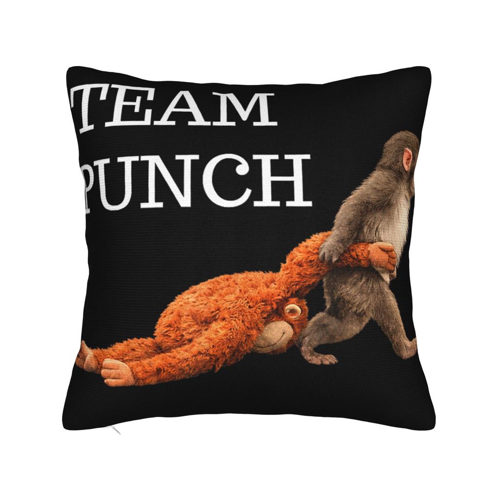 Punch Monkey Pillow Cover Soft Cushion Cover Morden Pillow Case For Wedding Party Home Decor
