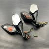 1 Paar Motorrad Rückspiegel Seitenspiegel mit LED Blinkerlicht Für Honda CBR1000RR CBR 1000 RR 2008-2016