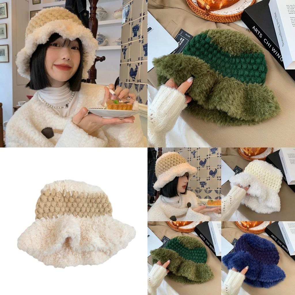 Fashionable Women's Winter Bucket Hat Large Brim Cozy And Windproof