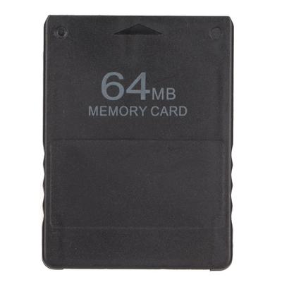For PS2 Memory Card High Speed 64MB Memory Card Games Accessories Supports FMCB1.966 VersionBlack