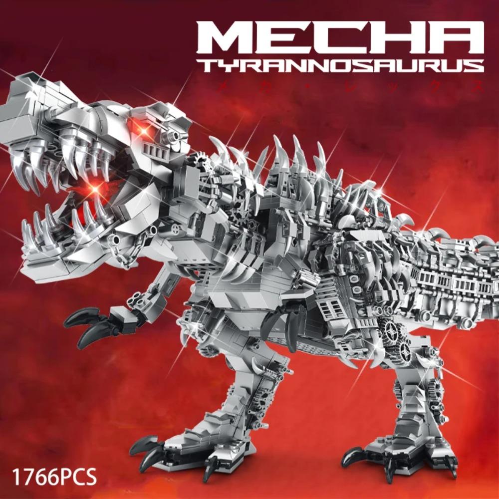 1766pcs Battle Mech T-Rex Building Blocks