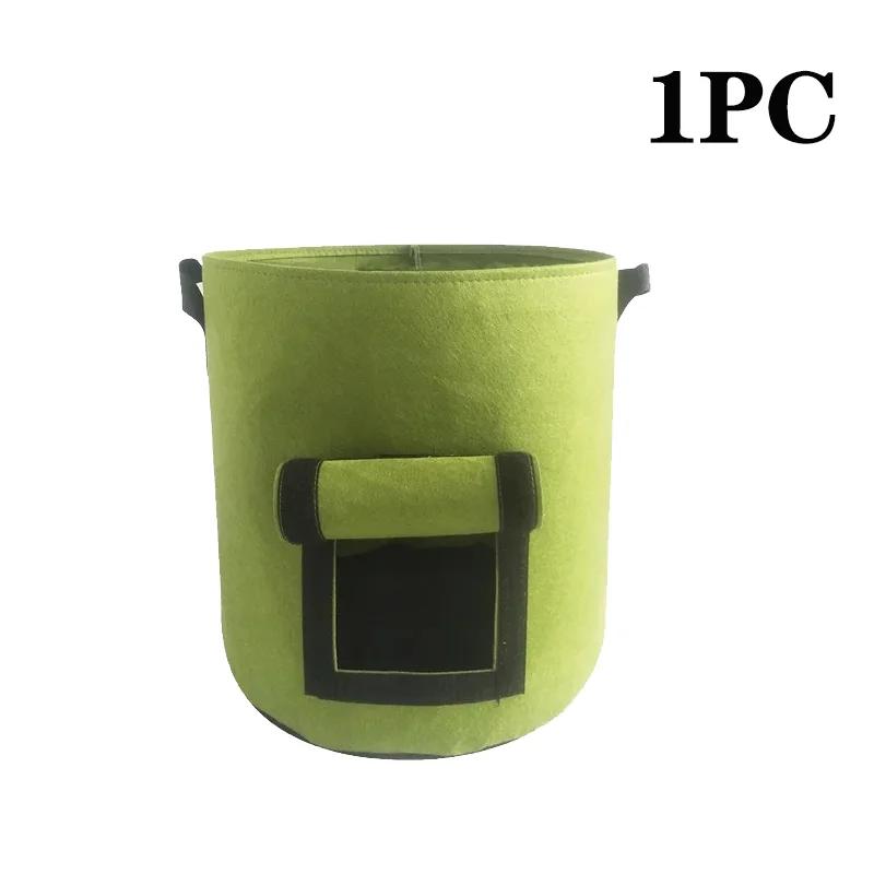 5/10Gallon Felt Plant Grow Bags Nonwoven Fabric Garden Potato Pot Greenhouse Vegetable Growing Bags Moisturizing Vertical Tools