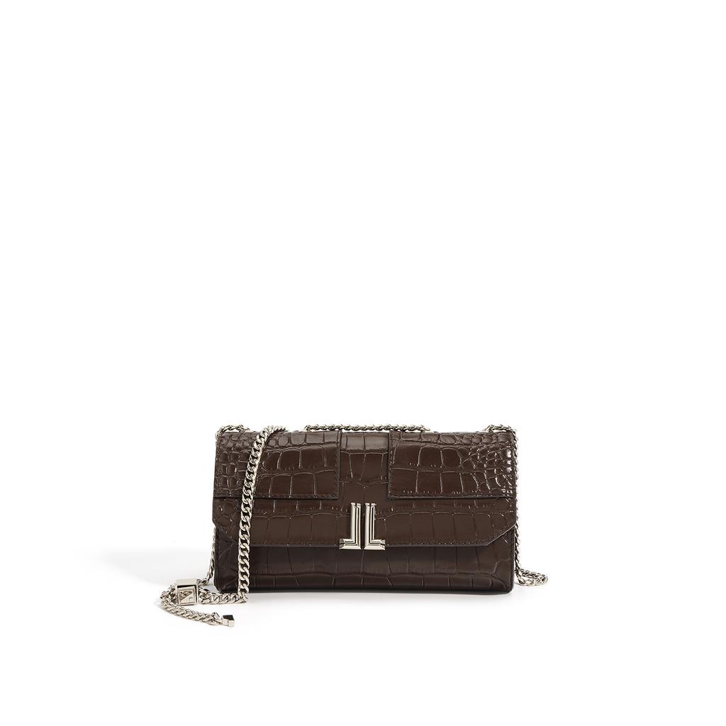 New Fashion Bag Women's Alligator Pattern High-end Texture Versatile Messenger Chain Shoulder Bag