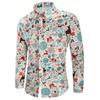 Christmas Festival Theme Men's 3D Printed Formal Shirts Christmas Tree Santa Claus Graphic Long Sleeve Shirt Fashion Men's Shirt