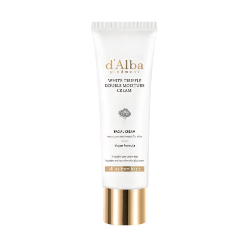 d'Alba White Truffle Double Moisture Cream 60ml – Deep Hydration & Elasticity Boosting Cream