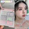 Six Color Shimmer Glitter Candy Paper Gel Eyeshadow For Beauty Eye Makeup
