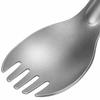 Lightweight Camping Spork Titanium Backpacking Spoon Convenient Long Handle Utensil  Outdoor Use