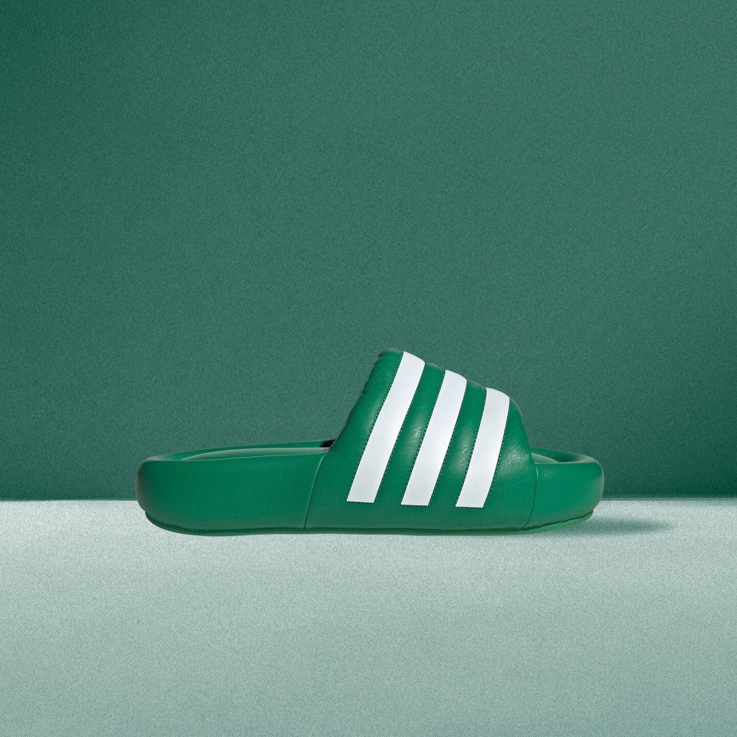 adidas Adilette 24 Slides Green Cloud White 39