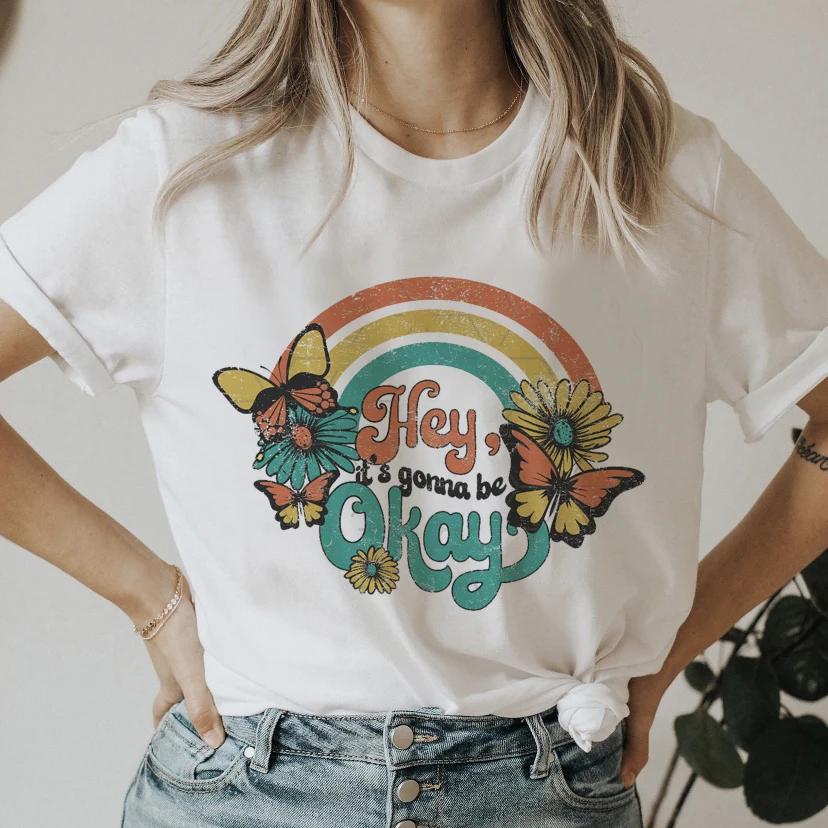 Retro Car Print Shirt 90s Cute Tees Ladies Women Short Sleeve Summer Clothes Tops Female Fashion Cartoon Tshirts Graphic TShirt