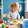 Shuttle Art Tempera Finger for Handprint and Footprint Perfect for Art or as a Gift for Preschoolers Paints, 30-Color Set, Water-Based, 60ml,
