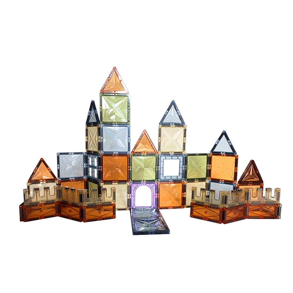 

100 штук Магнитные плитки натурального цвета Строительные блоки Развивающие игрушки для детей Set