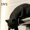 Dekorativer Schlüsselhalter 3D-gedruckter Katzen-Regal-Sitzer mit Laterne, Skurrile Figuren-Haken für Kreative Wohnaccessoires Schlüssel, Buchkante