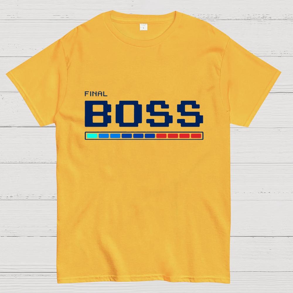 Final Boss Cotton Casual Cool Loose T-Shirt