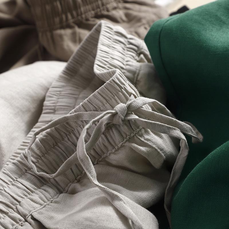 Women Casual Pants Wide Large Size Women's Summer Mother Thin Trousers Thin Section Loose Spring and Autumn Suit Wide-legged Trousers